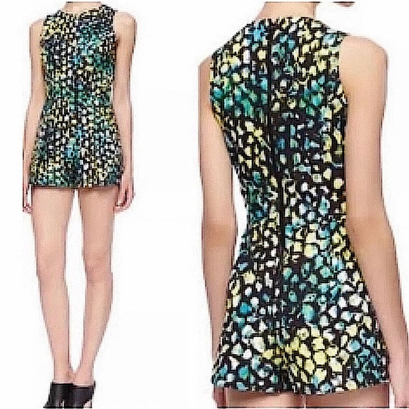 Alexis Damian Multicolor Sleeveless Romper - Picture 1 of 6